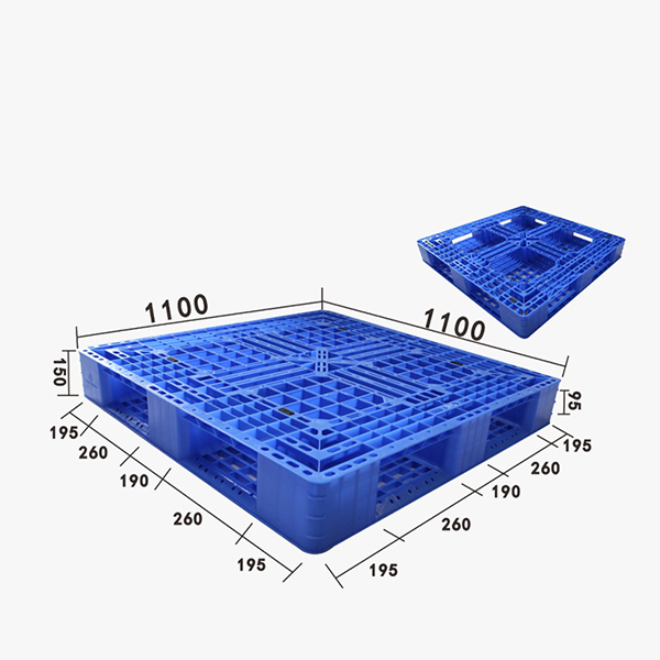 ZJ1111-150L網(wǎng)格田字型塑料托盤