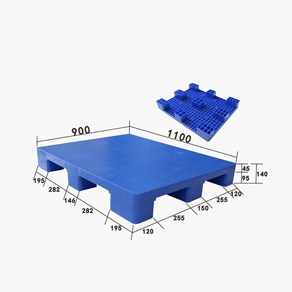 ZJ1109-140平板九腳型塑料托盤(pán)